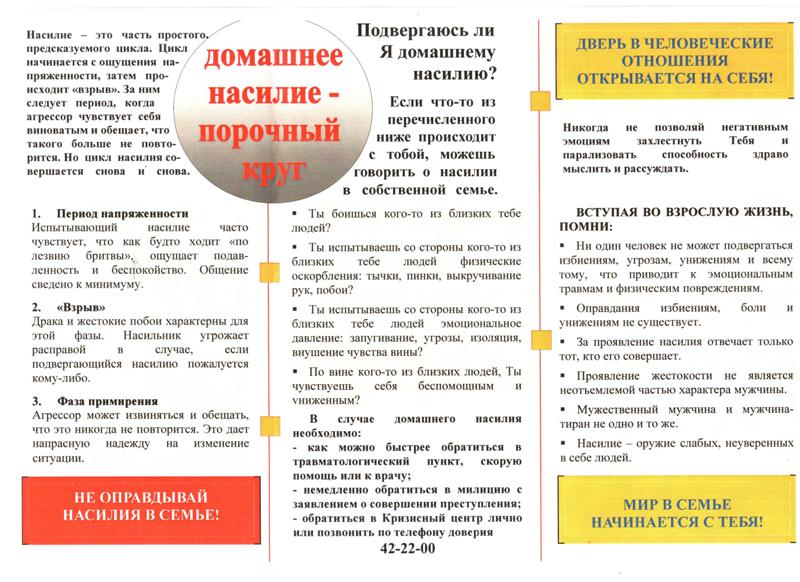 памятка домашнее насилие. памятка домашнее насилие.